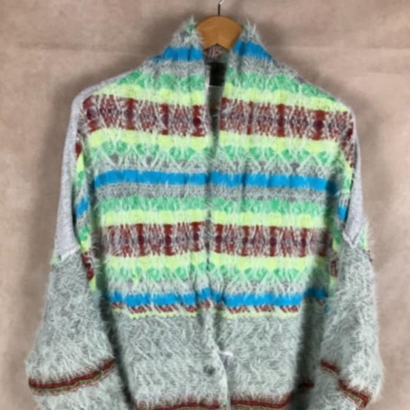 Free People Oversized Cozy Fair Weather Cardigan - Picture 14 of 16